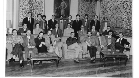Picture of people at Villa Serbelloni in Bellagio, Italy 1982