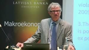 JF at lectern in Riga
